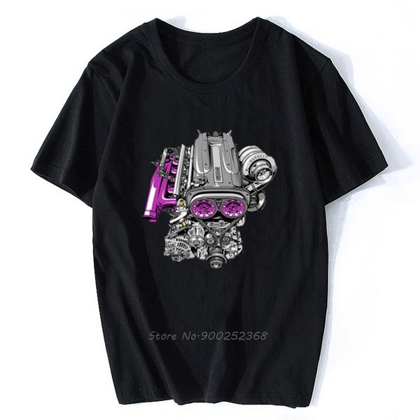 

men t-shirt nissans rb26 engine tshirt women t shirt men cotton tshirt hip hop tees harajuku streetwear