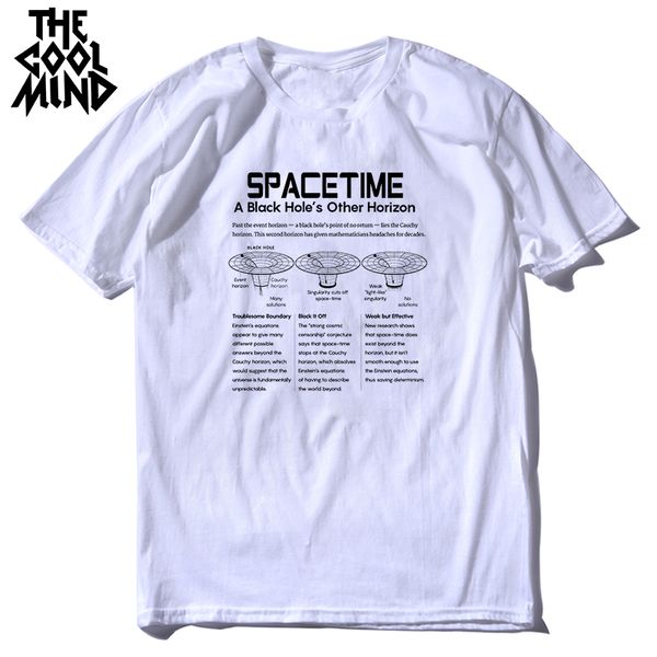 

coolmind 100% cotton spacetime theory of relativity print men t shirt casual summer men tshirt male loose t-shirt mens tee shirt