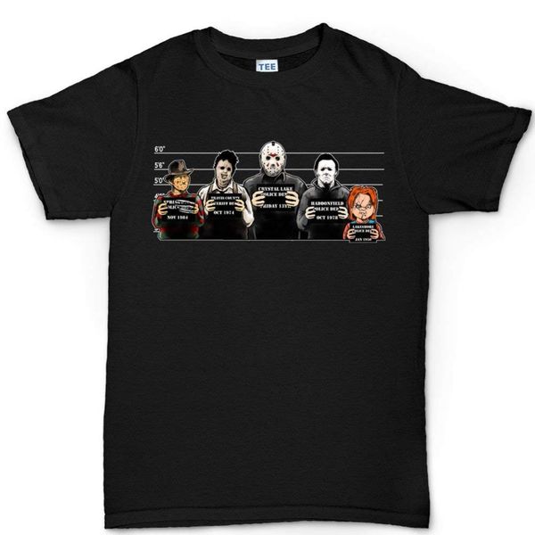 

2019 новая мода марка одежда обычные подозреваемые horror halloween t shirt