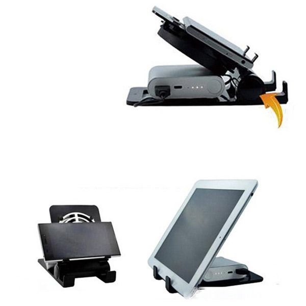 

2 in 1 portable foldable mobile phone notebook lapcooler usb cooling pad tablet pc stand holder bracket dock fan radiator