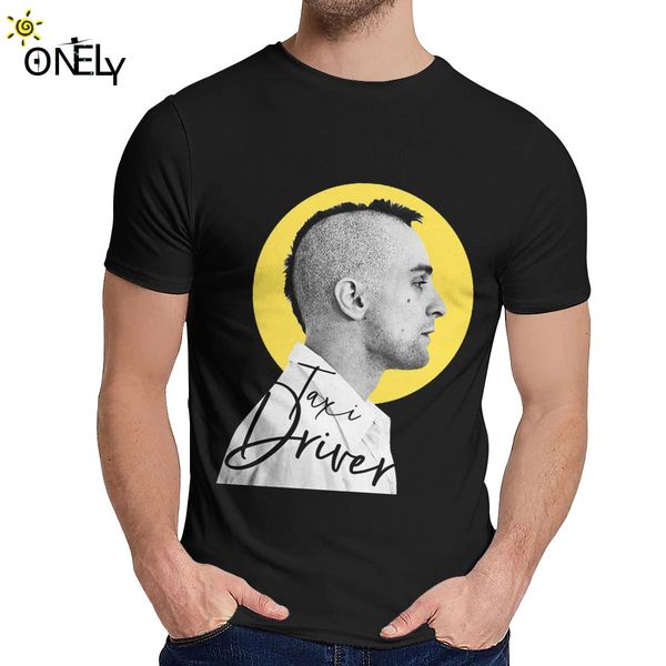 

classic round neck taxi driver movie t-shirt vintage male soft slim homme tee shirt plus size