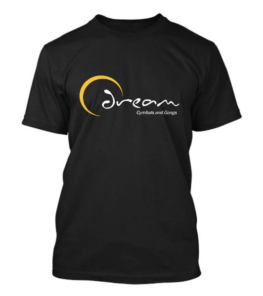 

new dream percussion drums cymbal logo short sleeve black t shirt men women s-3xl tee shirt birthday gift