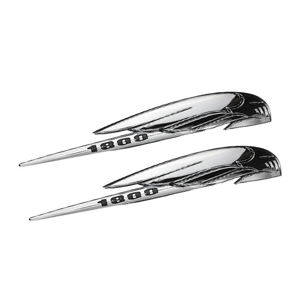 

2pcs motorcycle gas tank fairing 3d stickers emblem badge for honda vtx1800