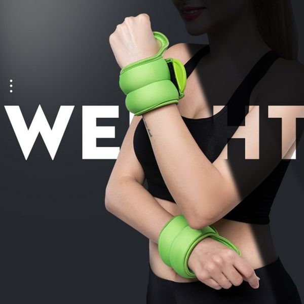 

2pcs 1kg running walking hand wrist weights sandbag iron sand invisible fitness boxing training sand bag training equipment