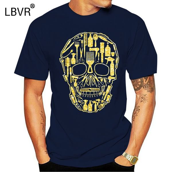 

сахар черепа парикмахер t-shirt | волосы стилист черепа майка homme 2020 новый хип-хоп cotton досуг streetwear тройники