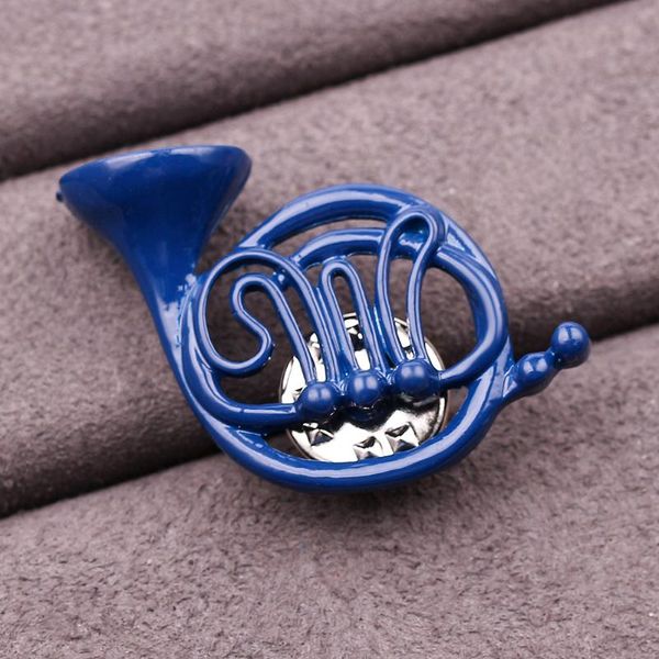 

pins, brooches how i met your mother himym trumpet horn brooch fairy tale blue metal fashion cute pin lapel badge jewelry gift, Gray