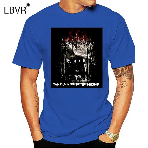 

t shirt men summer korn mirror image short sleeve t-shirt