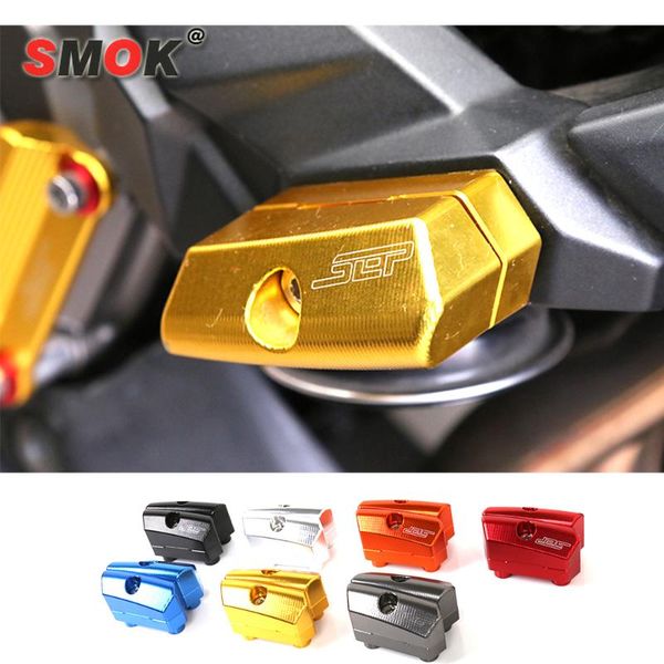 

smok for z800 2014-2020 motorcycle universal cnc aluminum left right motorcycle frame slider anti crash protector cover