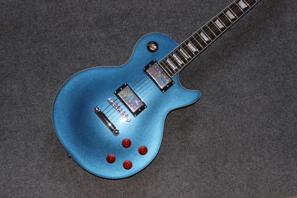 

custom shop,1959 r9 standard electric guitar, rosewood fingerboard guitarra,blue color gitaar.one piece neck and body