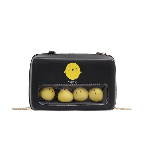 

women fashion transparent small square bag cute chain bags shoulder messenger bag handbag handtasche#6