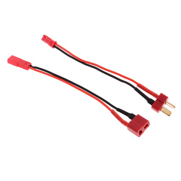 

pair deans t plug to jst connector male & female with 13cm 14awg cable wire