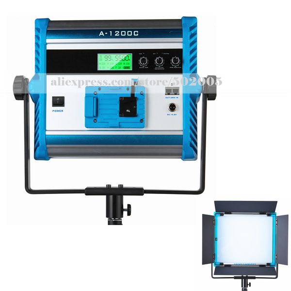 

flash heads yidoblo indoor video film shooting light a-1200c pro rgb led multi color for panel broadcast lamp app control