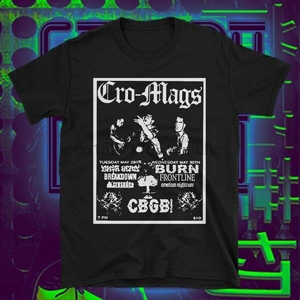 

cro-mags t-shirtnyhc cbgb agnostic front bad brains madball sick of it all