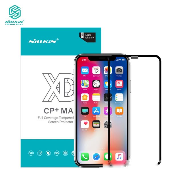 

wholesale glass film for iphone xs curved full screen anti-explosion protector for iphone xs anti-broken edge screen protector