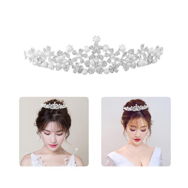 

нежная свадебный пром сияющих стразов кронпринцесса тиара оголовье с расческой, Golden;silver