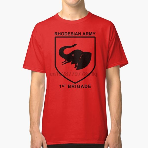 

rhodesian army 1st brigade t shirt rhodesia rhodesian 1st brigade matabeleland bulawayo elephant military rhodesian army