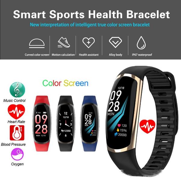 

smart bracelet r16 men women sport band heart rate watch sleep monitor blood pressure fitness tracker for android ios