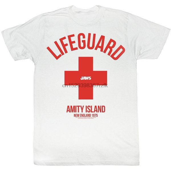 

jaws amity island lifeguard t-shirt new