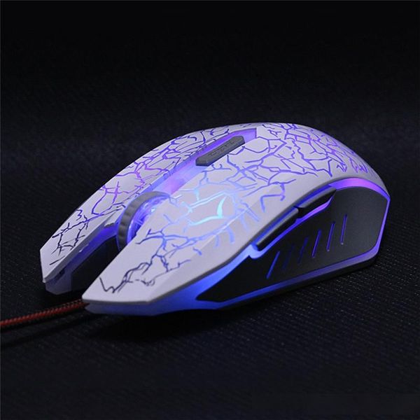 

data frog wired gaming mouse led light optical mice backlight for game lapnotebook pc deskcomputer for windows mac