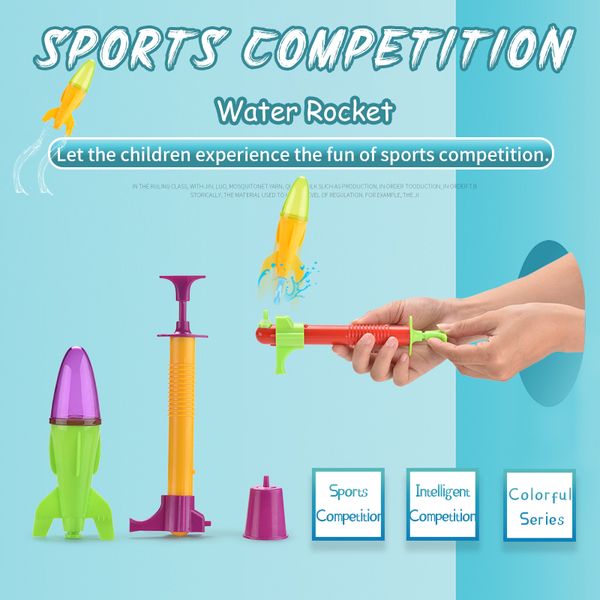 

kid toys sports toys water rocket hand pressure water rocket educational toys 2020 sell gift of the child
