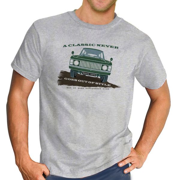 

new 2019 summer casual printing classic 4x4 four by four off road 'goes everywhere else' grey tee tee shirt