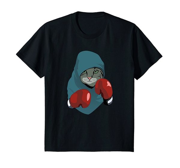 

2019 fashion mew boxings cat t-shirt tee shirt