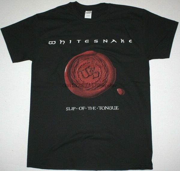 

whitesnake slip of the tongue black t-shirt david coverdale hard rock