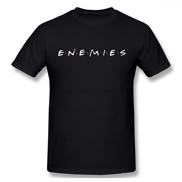 

друзья tv enemies футболка для мужчин плюс размер 4xl 6xl group top