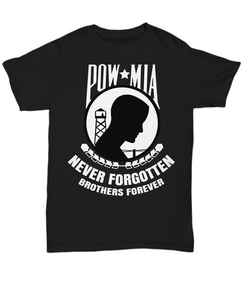 

2019 100% cotton pow mia never forgotten t-shirt - tee summer style tee shirt