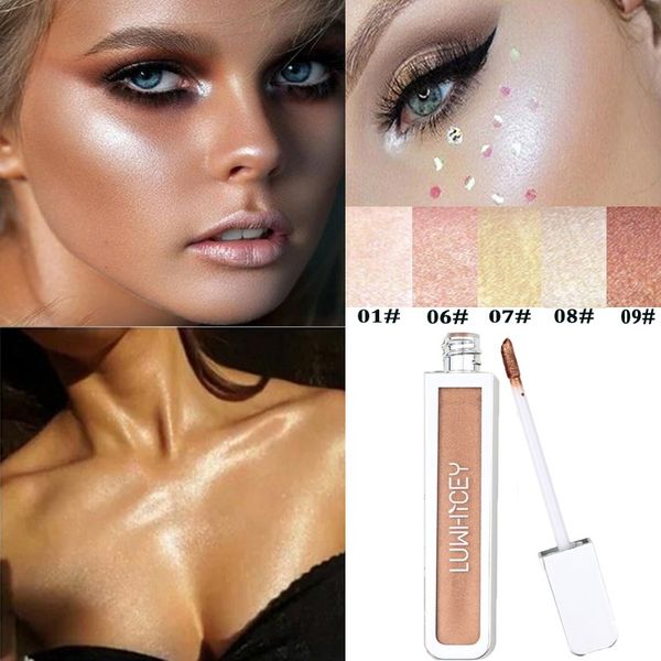 

1pc glitter lip gloss waterprof long lasting make up shimmer liquid lipstick beauty tint cosmetics lip stain clear lipgloss set