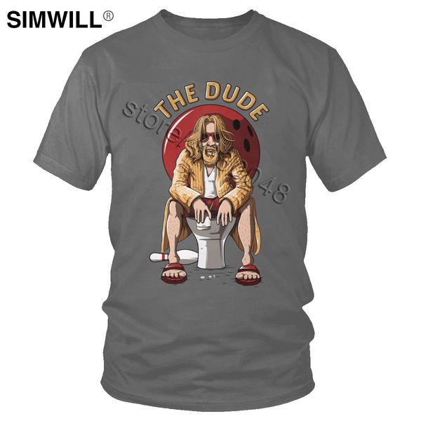 

brand funny the big lebowski t shirt men short sleeves o-neck the dude graphic tees movie fan t-shirt friend tshirt gift clothes