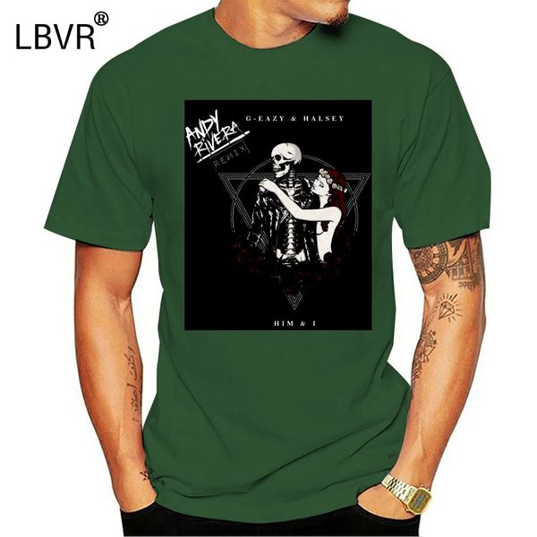 

g-eazy &amp halsey skull logo new t-shirt