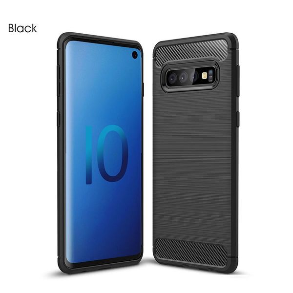 

20pcs brushed slim armor silicone case for samsung galaxy s8 s9 s10 plus s10e funda carcasa coque hoesje tpu cover kryt tok etui custodia