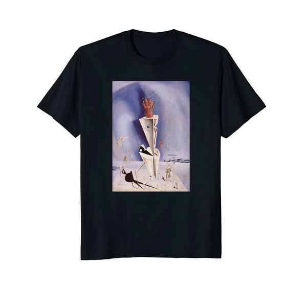 

2019 fashion summer style apparatus and hand 1927 dali painting t-shirt tee shirt