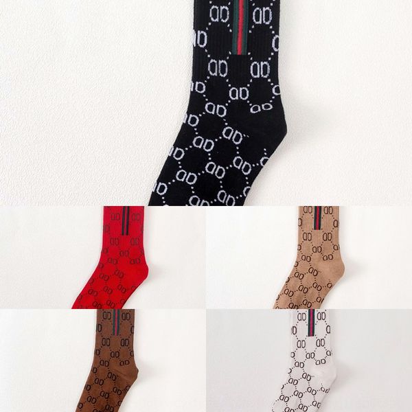 

women's personalized casual women's mid-calf and cotton socks vertical stripes plaid cotton sweat-absorbing tide socks eks8t, Black