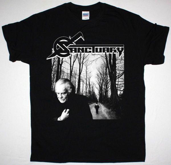 

sanctuary into the mirror black nevermore helstar overkill new black t-shirt fashion men printed t shirts tee plus size