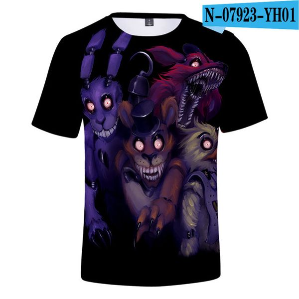 

five nights at freddys for boys school boys fnaf for teen 3d print shirts hippie horror graphic men clothing