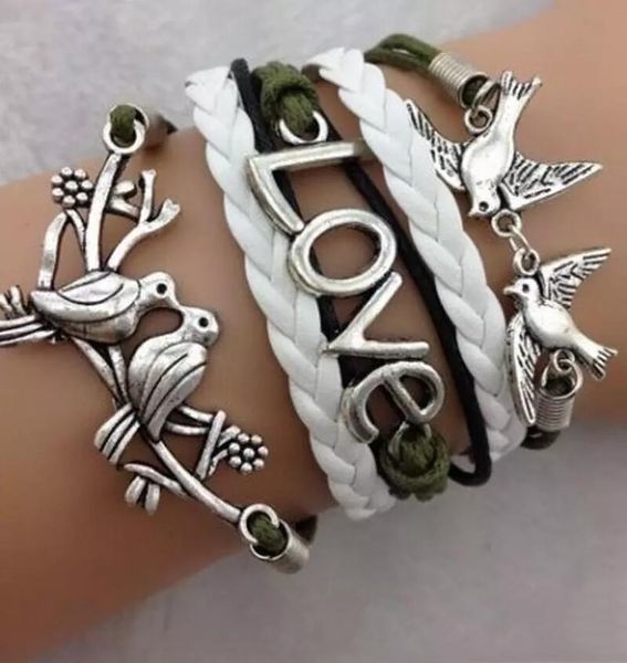 

bracelets heart multilayer bracelets infinity life sale diy charm jewelry tree leather of fashion cross antique hat7890 vojyq, Golden;silver