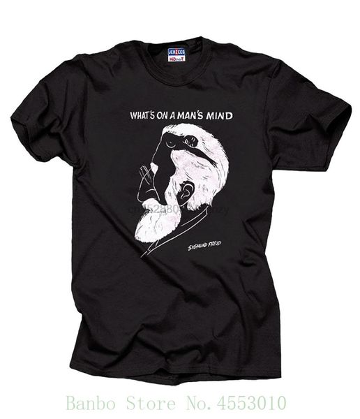 

sigmund freud t shirt whats on a man mind tee shirt new 2020 fashion mens t-shirts