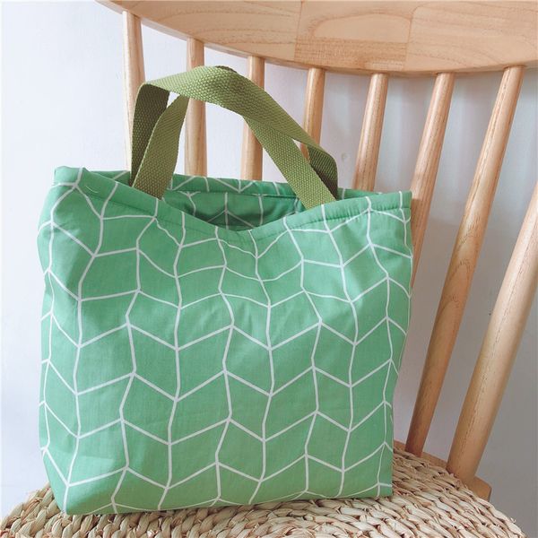 

floral prints cotton bento hand bags for women designer classical style open tote bags lady retro small cloth hand