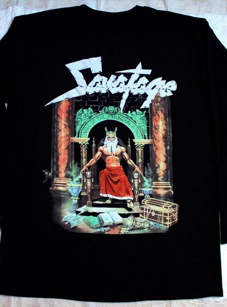 

savatage hall of the mountain king 1987 с длинным рукавом футболка сшитого футболочку