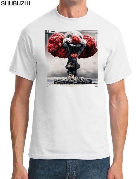 

nuclear explosion clown face - mens t-shirt cotton tshirt for men shubuzhi brand t-shirt ing