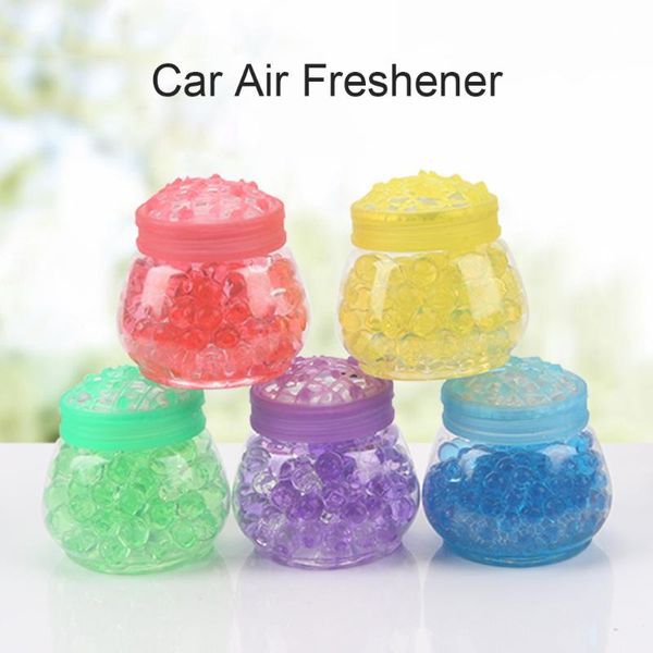 

car fragrance crystal pearl air freshener smell home office auto interior dashboard decoration accessory diffuser adornment gift