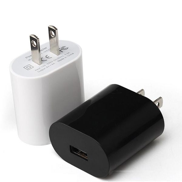 

5v 2a h520 fast charging charger for phone chargers us travel power adapte black white