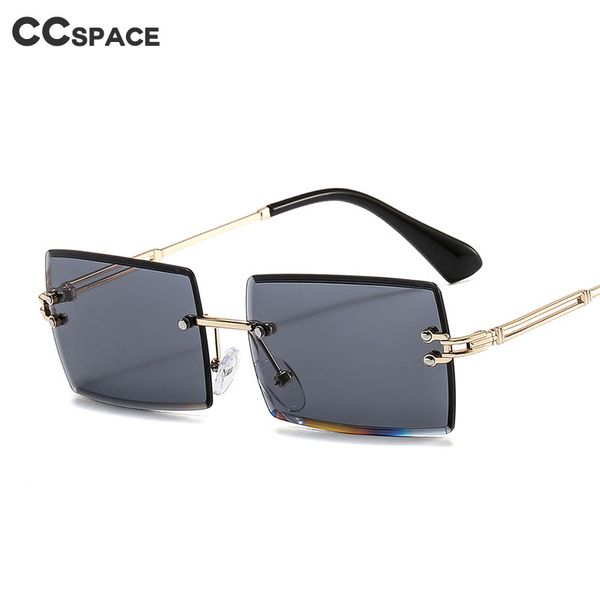 

46506 rimless обрезка площади солнцезащитные очки мужчины женщины моды оттенки uv400 vintage очки, White;black