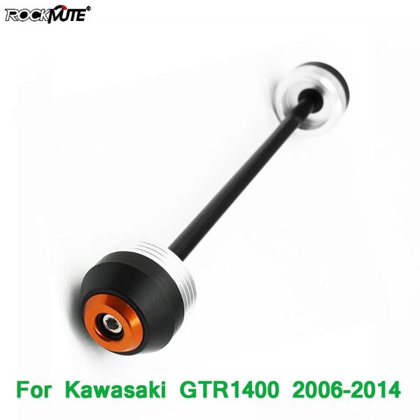 

motorcycle pom axle fork crash sliders front wheel protector circle decoration for gtr1400 2006-2014