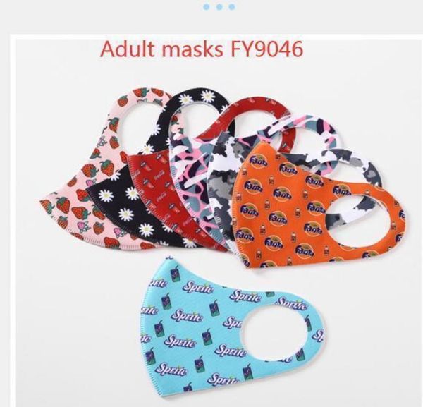 

2021pcs 100 anti dust face mask kids mouth cover mask pm2.5 dustproof anti-bacterial was kcjg