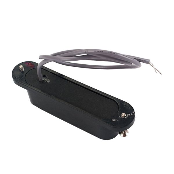 

durable dual rail humbucker pickup black for mandolin/cigar box guitar diy parts