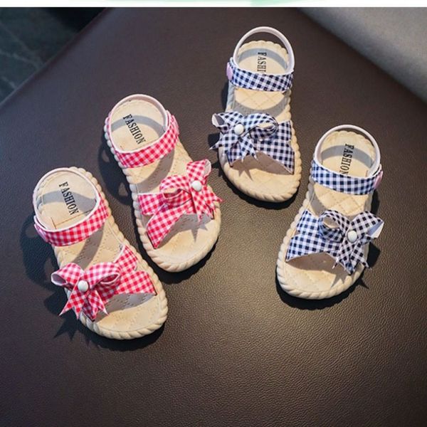 

2020 summer children's shoes girls sandals beach shoes color hollow non-slip breathable, Black;red
