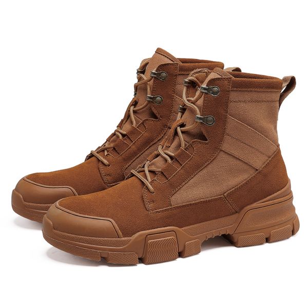 

new fashion suede leather men's snow boots winter warm plush men's boots waterproof ankle flat shoes big size 47 *98158, Black